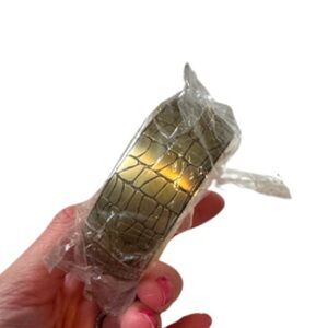 bronze snakeskin wide bangle bracelet new with tags